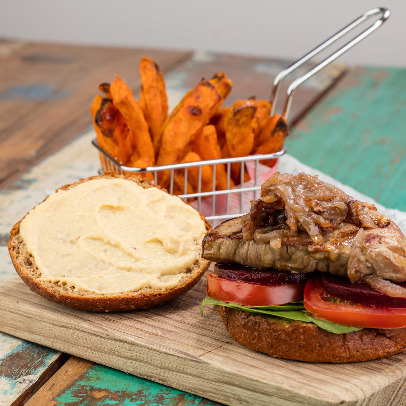 Lamb Steak Burgers
