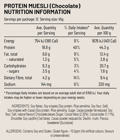 Protein Muesli | Chocolate - Delicious + Nutritious – Herman Brot